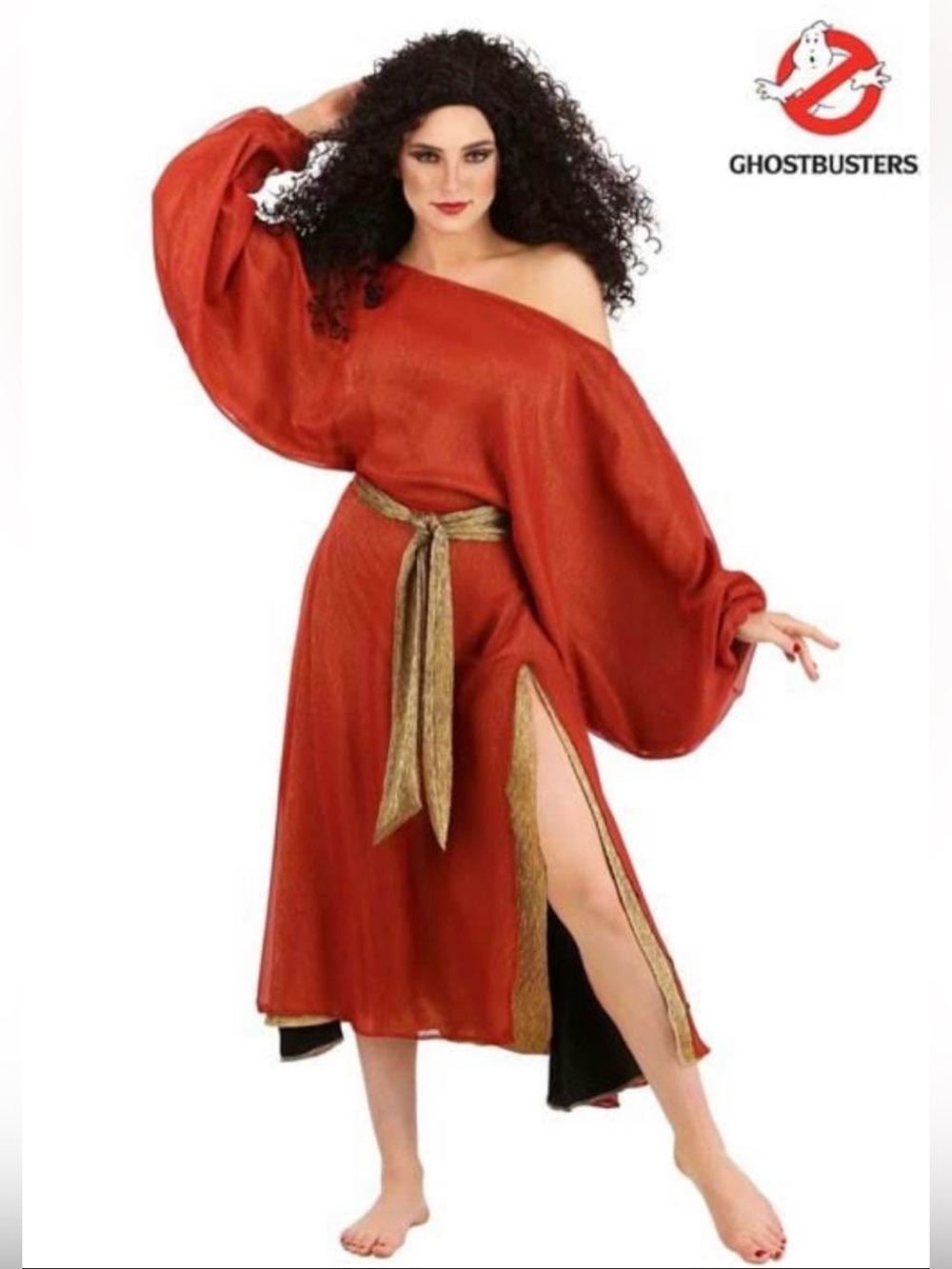 Ghostbusters Zuul Costume and Black Wig (New, Never Worn, Never Opened)